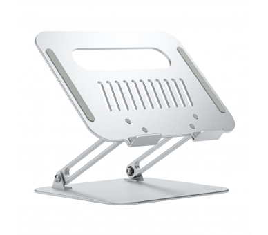 SOPORTE DE SOBREMESA AISENS XL 10 17 AJUSTABLE PARA PORTATIL TABLET PLATA