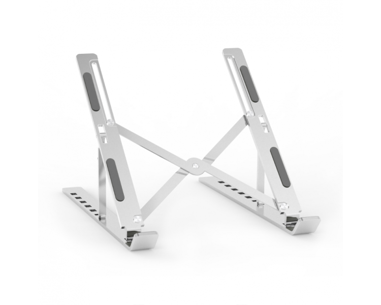 SOPORTE DE SOBREMESA AISENS AJUSTABLE PARA PORTATIL TABLET PLATA