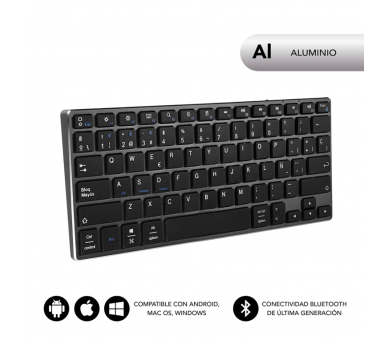 TECLADO SUBBLIM KEYBOARD ADVANCE COMPACT GREY