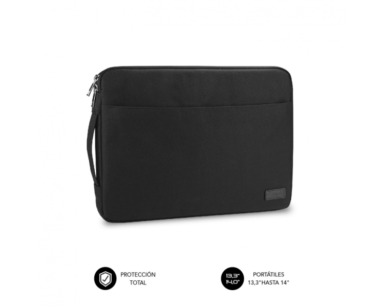 FUNDA PORTATIL SUBBLIM URBAN LAPTOP SLEEVE 133 14 BLACK