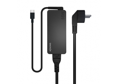 CARGADOR AISENS 65W PD30 1XUSB C 18M NEGRO