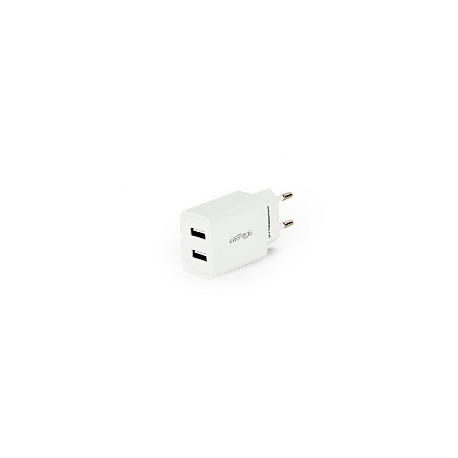 CARGADOR USB UNIVERSAL GEMBIRD DE 2 PUERTOS 21 A BLANCO