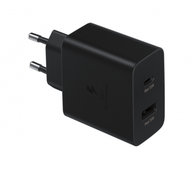 CARGADOR SAMSUNG 35W DUO TA220N NEGRO