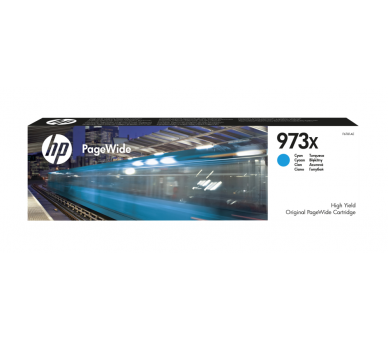 TINTA HP 973X PAGEWIDE CIAN ALTA CAPACIDAD