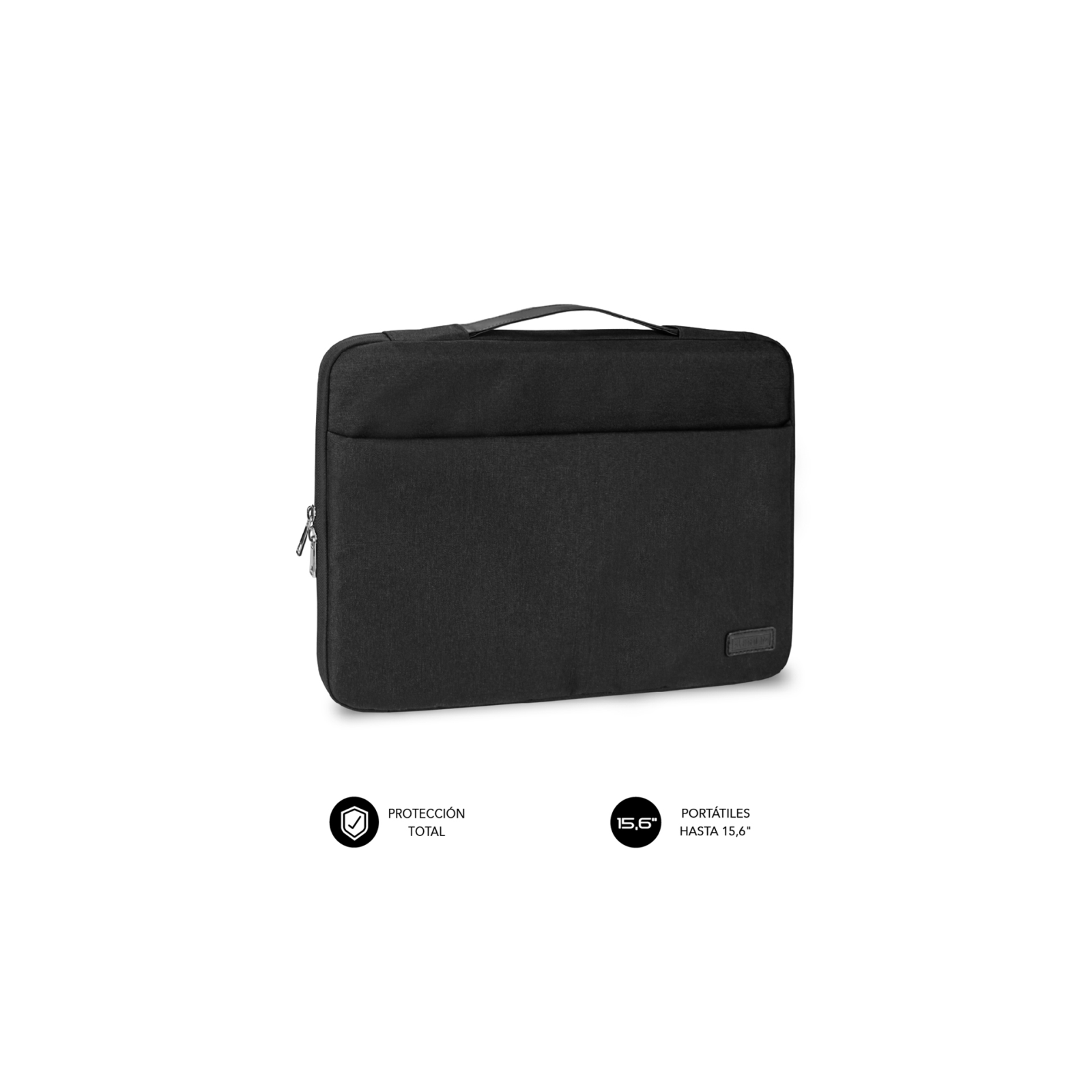 FUNDA PORTATIL SUBBLIM ELEGANT LAPTOP SLEEVE 156 BLACK