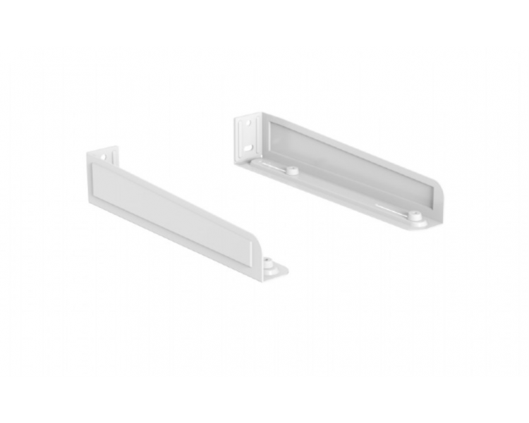 UNIVERSAL HEAVY DUTY STEEL WALL BRACKETS 35 KG WHITE