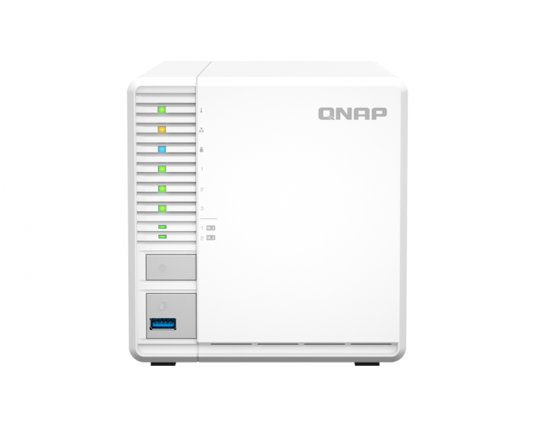 NAS QNAP TS 364 8G 3 BAHIAS N5095 BLANCO