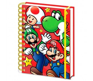 Cuaderno A5 Super Mario Bros Nintendo