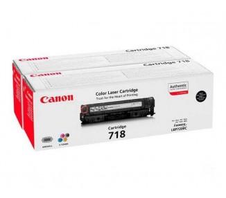 Toner Canon 718 - K2 Negro Mf8330 Pack 2Und