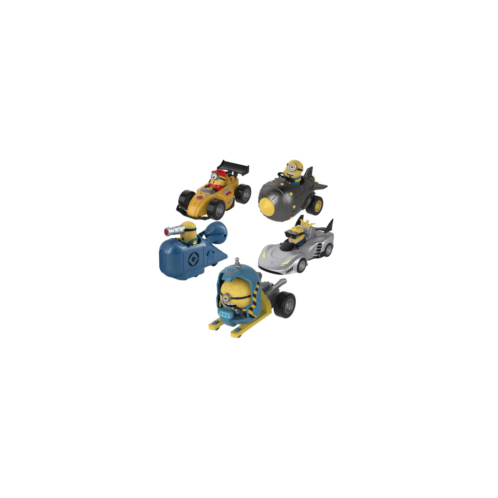 Figura Vehículos Minions 1 Unidad Aleatoria