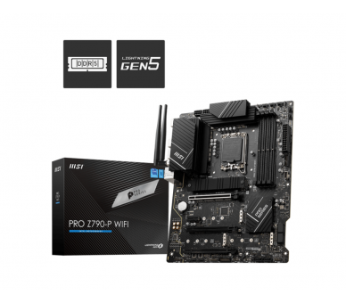 PLACA BASE MSI PRO Z790 P WIFI 1700 ATX 4XDDR5