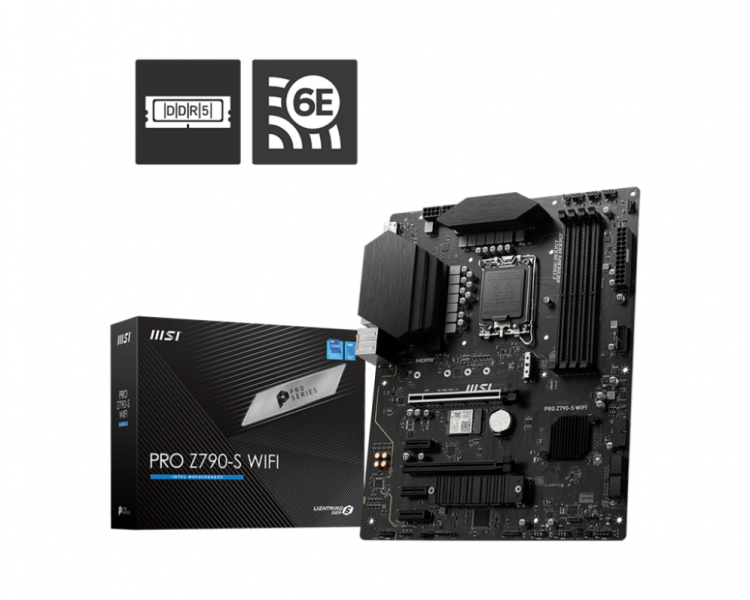 PLACA BASE MSI PRO Z790 S WIFI 1700 ATX 4XDDR5