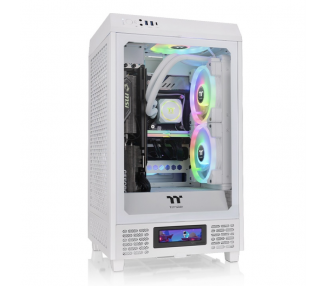 CAJA THERMALTAKE THE TOWER 200 MINI ITX 2XUSB 30 SIN FUENTE BLANCO