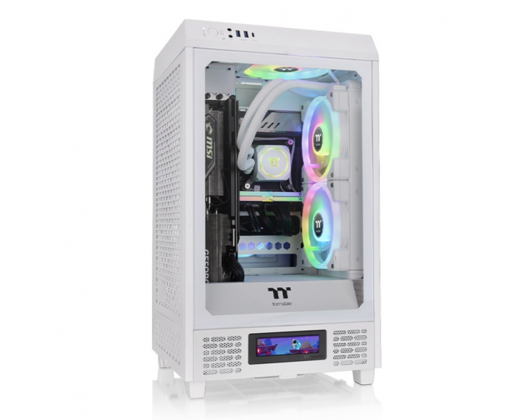 CAJA THERMALTAKE THE TOWER 200 MINI ITX 2XUSB 30 SIN FUENTE BLANCO