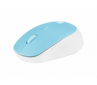 RATON NATEC HARRIER 2 OPTICO INALAMBRICO 1600DPI BLUETOOTH 51 AZUL BLANCO