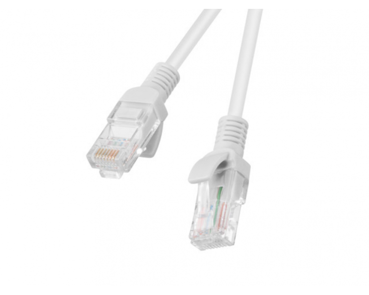 CABLE RED LANBERG LATIGUILLO CAT5E UTP 05M GRIS FLUKE PASSED PACK 10UD