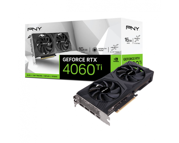 TARJETA GRAFICA PNY GEFORCE RTX 4060 Ti 16GB VERTO DUAL FAN DLSS 3