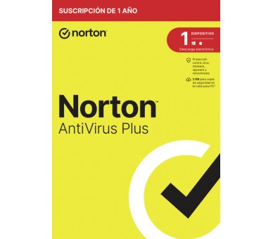 NORTON ANTIVIRUS PLUS 2GB ES 1 USER 1 DEVICE 12MO