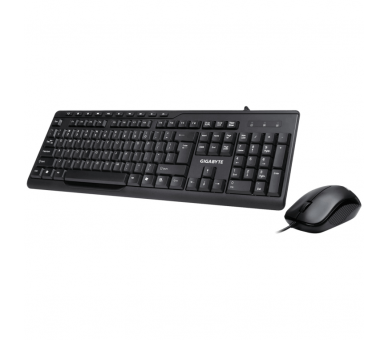 COMBO TECLADO RATON GIGABYTE KM6300 NEGRO USB