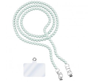 Cordón Perlas Universal con Enganche y Tornillo para Funda de Móvil 7 Colores