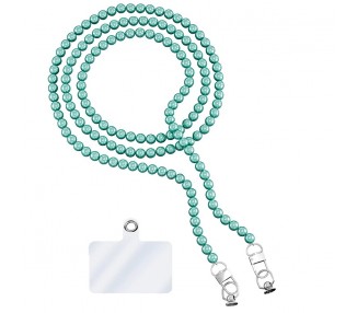 Cordón Perlas Universal con Enganche y Tornillo para Funda de Móvil 7 Colores