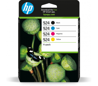 PACK HP TINTA 4 COLORES CMYK