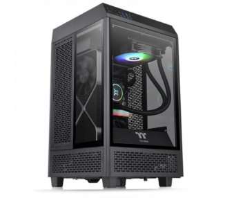 CAJA THERMALTAKE THE TOWER 100 MINI ITX 2XUSBA 32 SIN FUENTE NEGRO