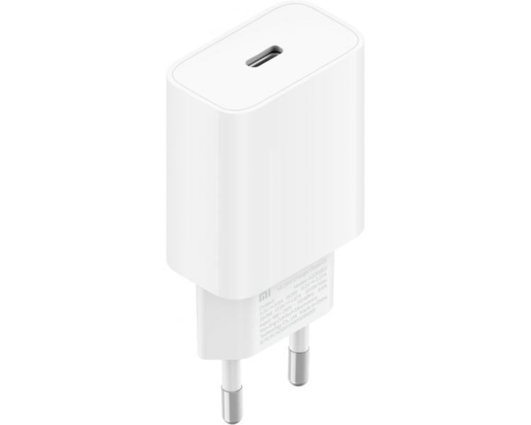 CARGADOR XIAOMI MI FAST CHARGER C 20W CARGADOR RAPIDO TIPO C