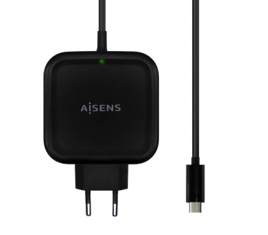 CARGADOR AISENS 65W PD30 QC30 1XUSB C 12M NEGRO