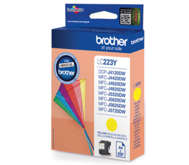 TINTA BROTHER LC223YBP AMARILLO