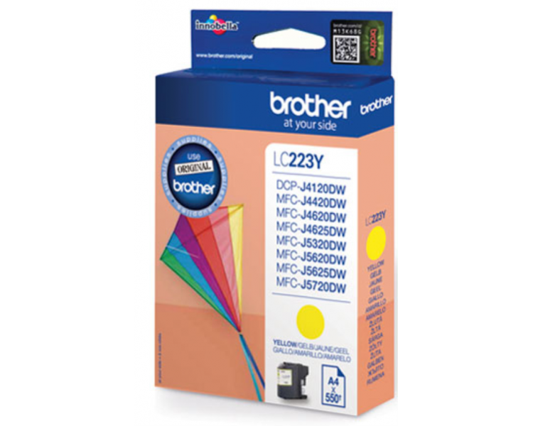 TINTA BROTHER LC223YBP AMARILLO