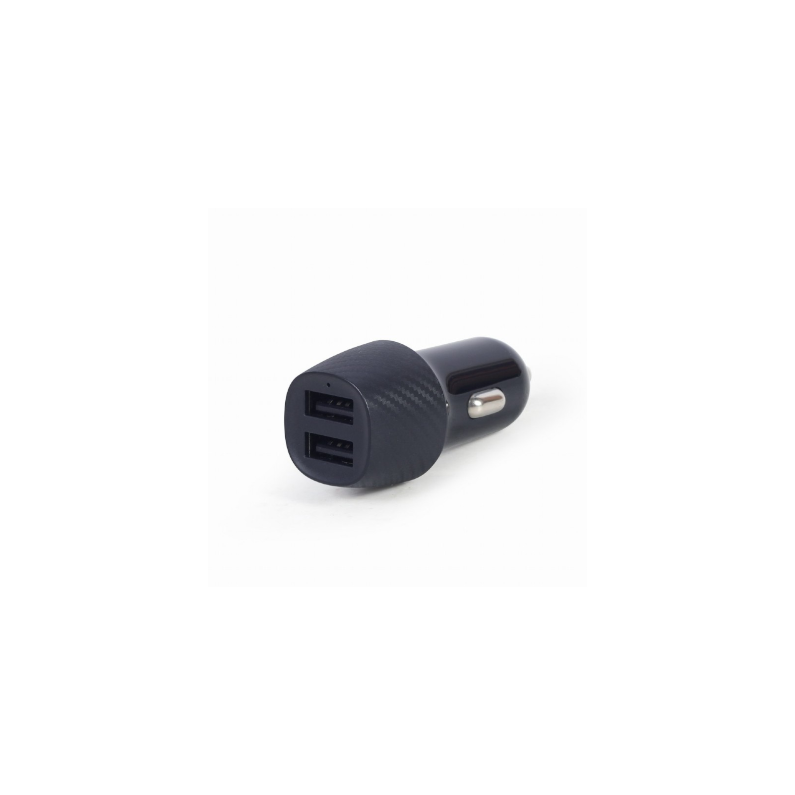 CARGADOR DE COCHE USB GEMBIRD DE 2 PUERTOS 48 A NEGRO