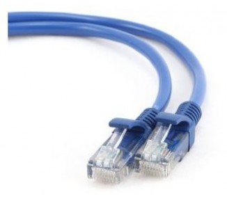 Cable CAT5E UTP moldeado 025m Azul