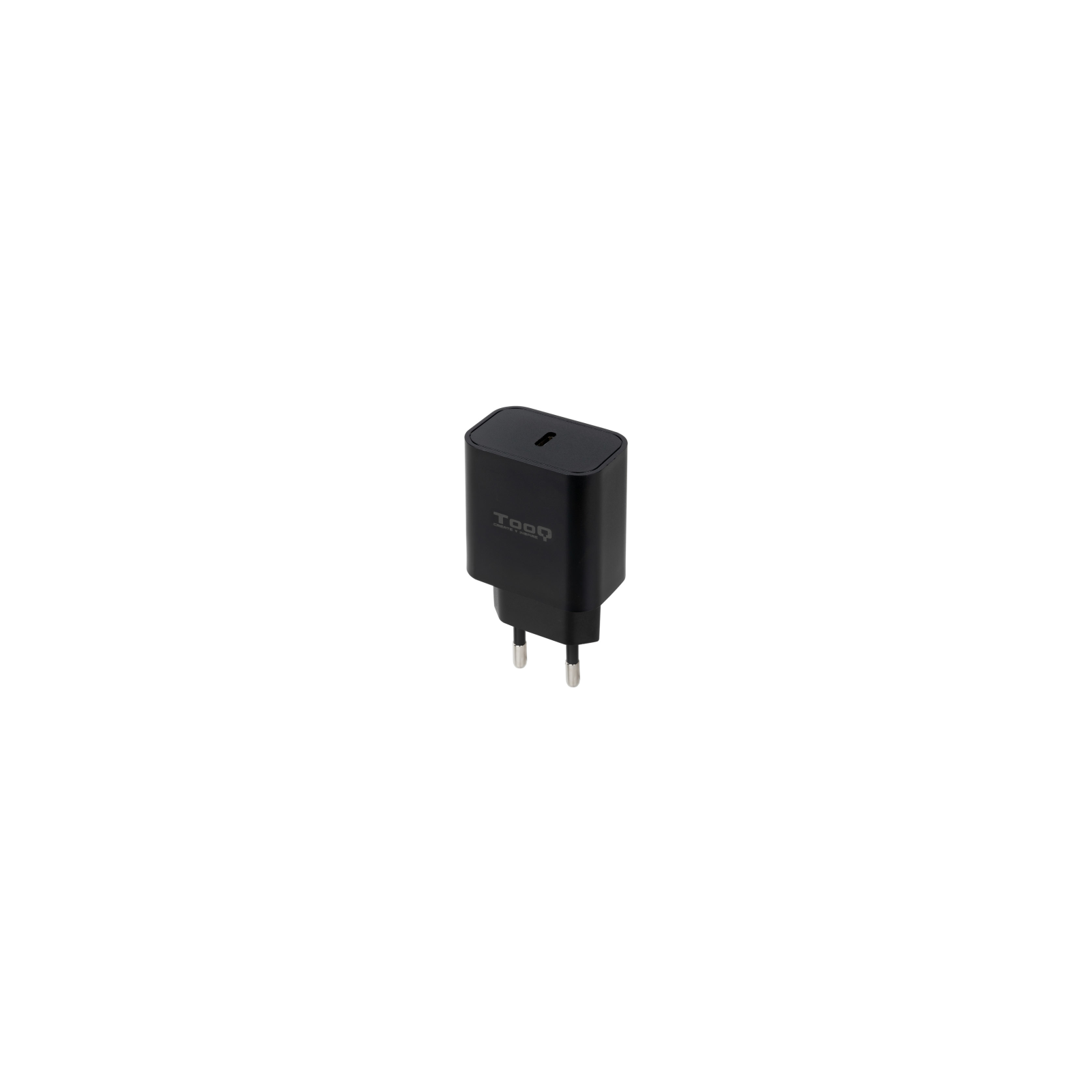 CARGADOR TOOQ DE PARED USB C PD30 20W NEGRO