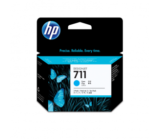 TINTA HP 711 CIAN PACK 3