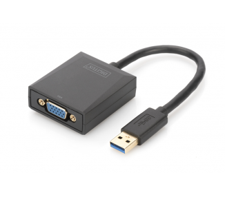 ADAPTADOR DIGITUS USB 30 VGA ADAPTADOR INPUT USB OUTPUT VGA 1080p