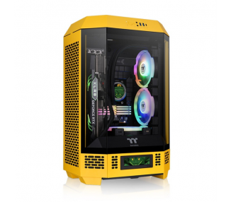 CAJA THERMALTAKE THE TOWER 300 BUMBLEBEE MINI ITX 2XUSBA 32 SIN FUENTE NEGRO