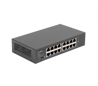 SWITCH LANBERG 16 PUERTOS GIGABIT ETHERNET RACK 10 19