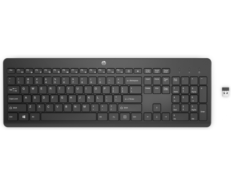 TECLADO HP INALAMBRICO 230 NEGRO