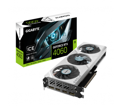 TARJETA GRAFICA GIGABYTE RTX 4060 EAGLE OC ICE 8GB GDDR6