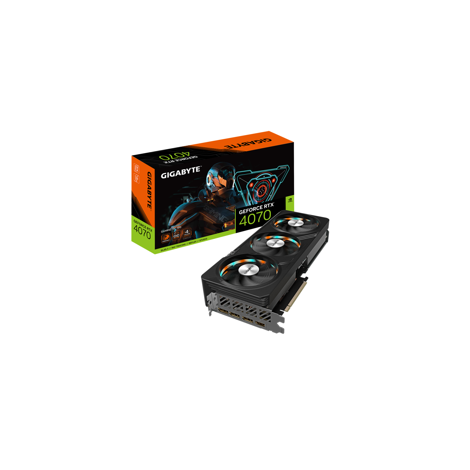 TARJETA GRAFICA GIGABYTE RTX 4070 GAMING OC 12GB