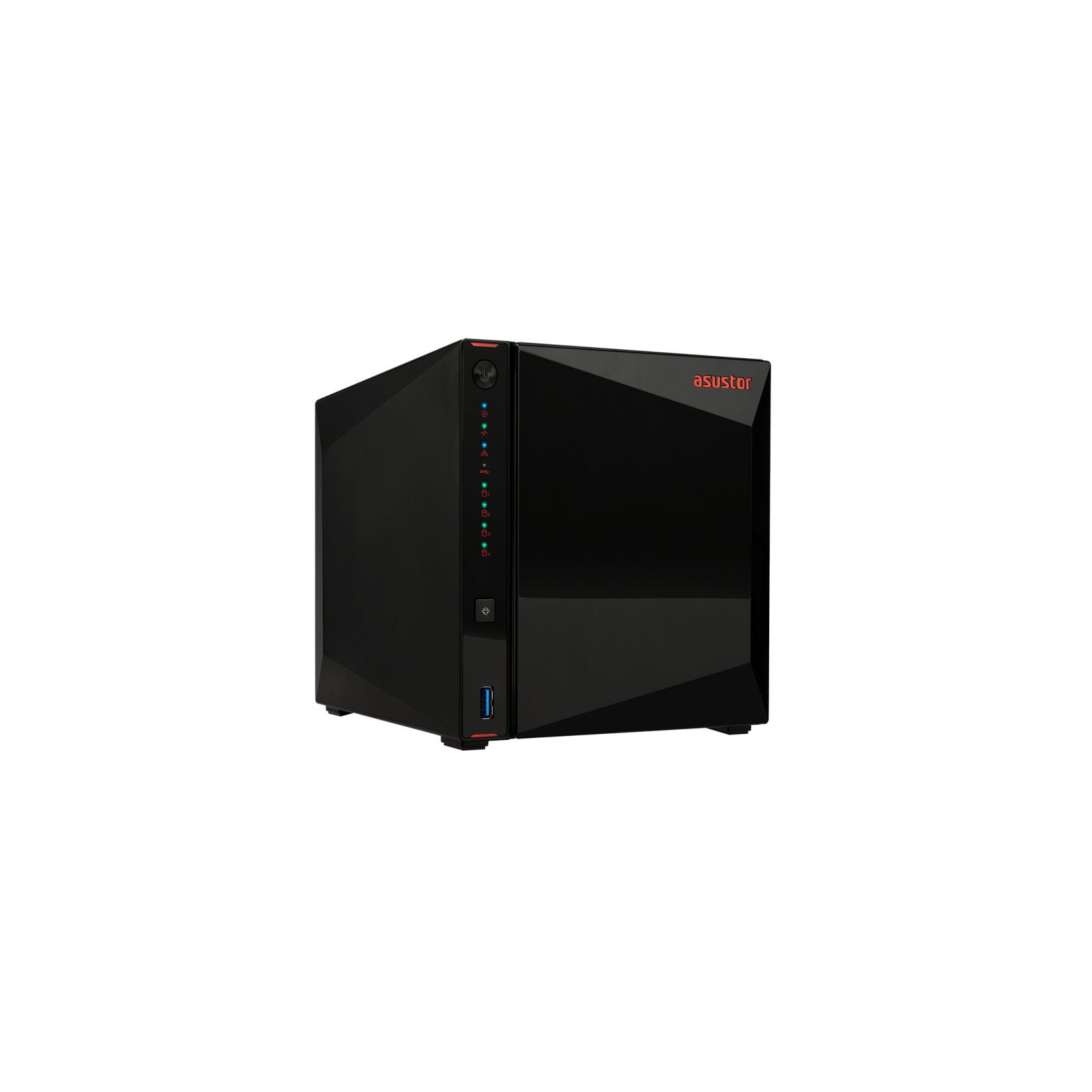 NAS ASUSTOR TOWER 4 BAY QUAD CORE 4GB DDR4 25 GBE X 2 USB 32