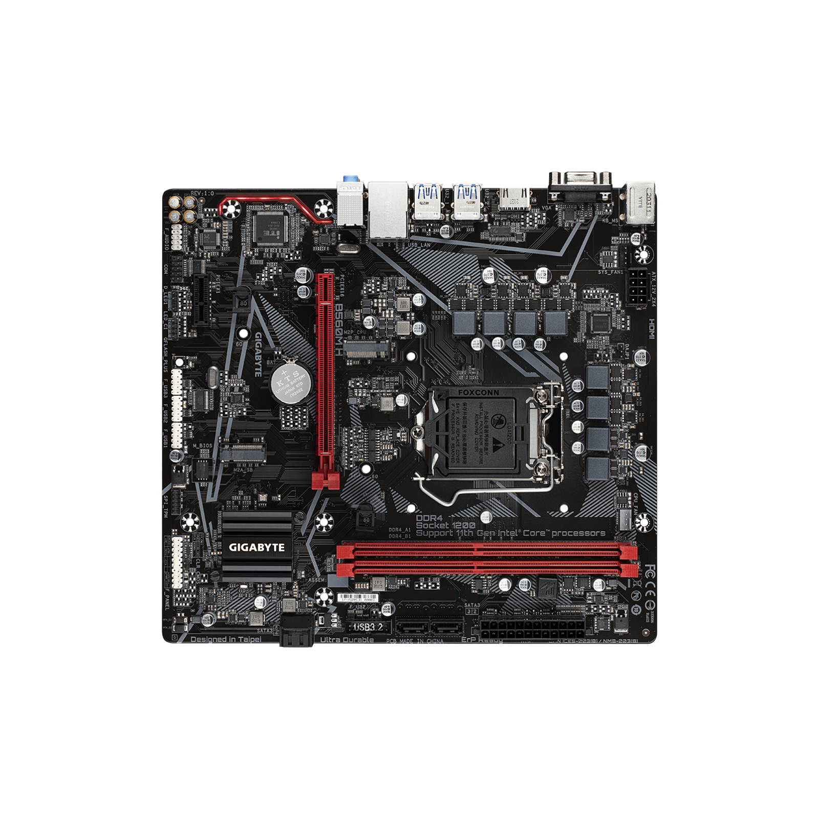 PLACA BASE GIGABYE B560M H 1200 MATX 2XDDR4