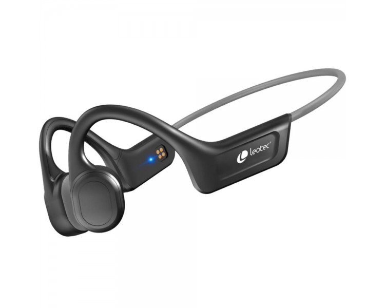 Auriculares leotec osea ipx7 inalambrico gris