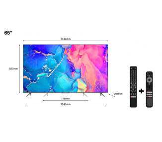 TV TCL 65 SERIE C635 QLED DLED 4K SMART