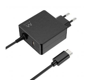 CARGADOR DISPOSITIVO MOVIL EWENT USB C 65W ADICIONAL USB A