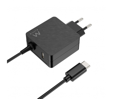 CARGADOR DISPOSITIVO MOVIL EWENT USB C 45W ADICIONAL USB A