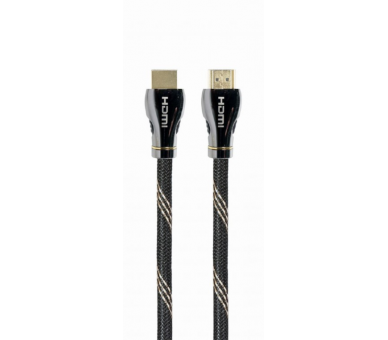 CABLE HDMI 21 8K 60HZ GEMBIRD CCBP HDMI8K 2M PREMIUM TRENZADO ETHERNET 2M NEGRO