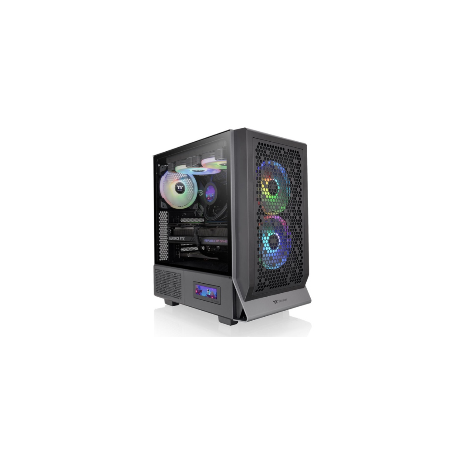 CAJA THERMALTAKE CERES 300 TG ARGB E ATX 2XUSB 32 SIN FUENTE NEGRO