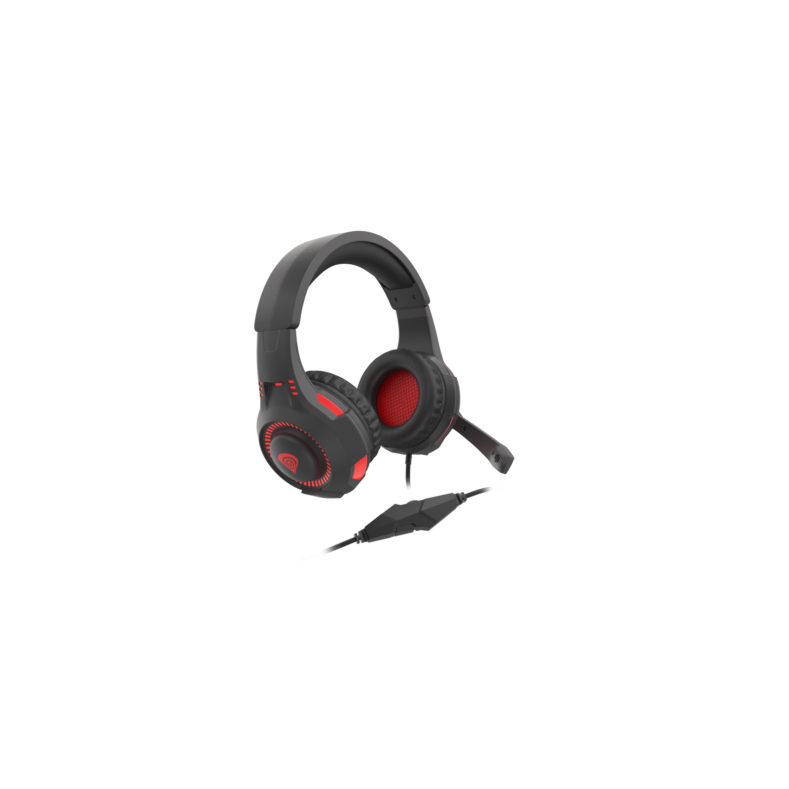 AURICULARES GAMING GENESIS RADON 210 71 USB NEGRO ROJO